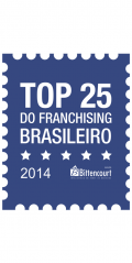 TOP 25 Do Franchising Brasileiro 2014